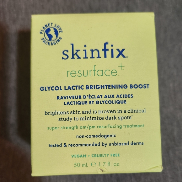 SkinFix🌎Resurface +Glycol Lactic Brightening Boost, 1.7oz. FULL SIZE NIB - Picture 4 of 6